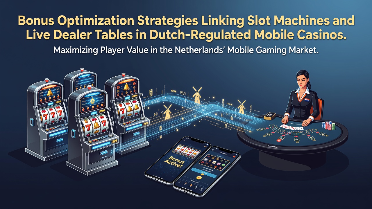 Mobiele casino app met slots en live dealer tafels naast elkaar op een smartphone scherm