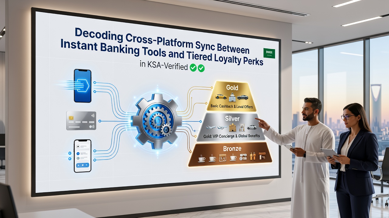 Diagram van cross-platform sync tussen banking tools en loyalty perks in gaming apps