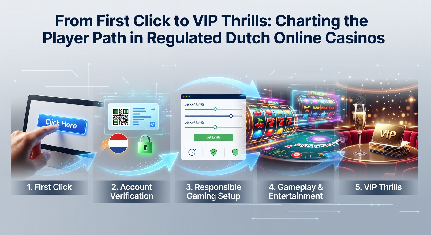 Speler die eerste klik maakt op een Nederlands online casino-platform, met registratiescherm zichtbaar