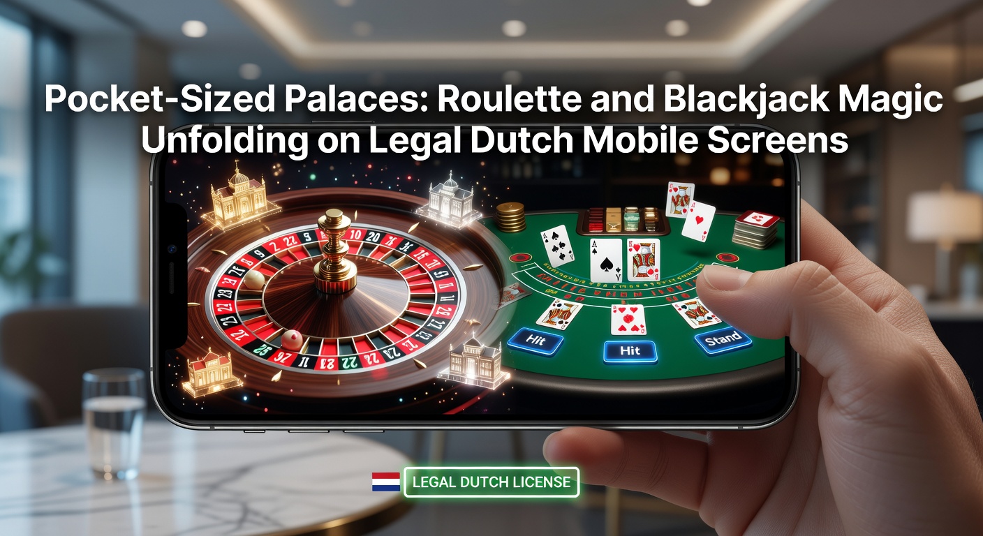 Mobiele roulette op een smartphone-scherm met levensechte dealer en draaiend wiel in een legaal Nederlands casino-app