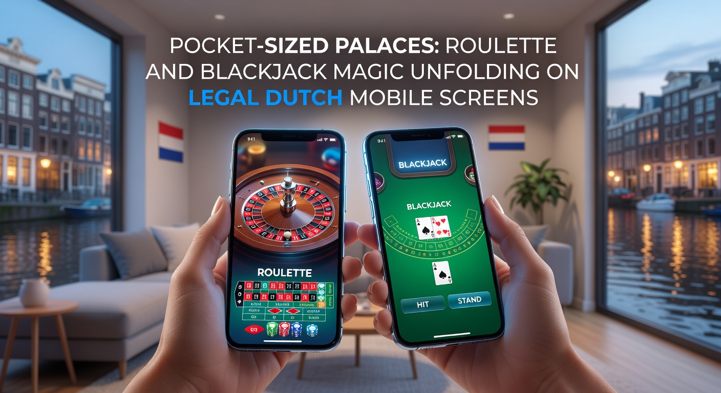 Blackjack-hand op mobiel scherm met dealerkaarten en speleropties in een Nederlands legaal casino, inclusief chatfunctie en fiches