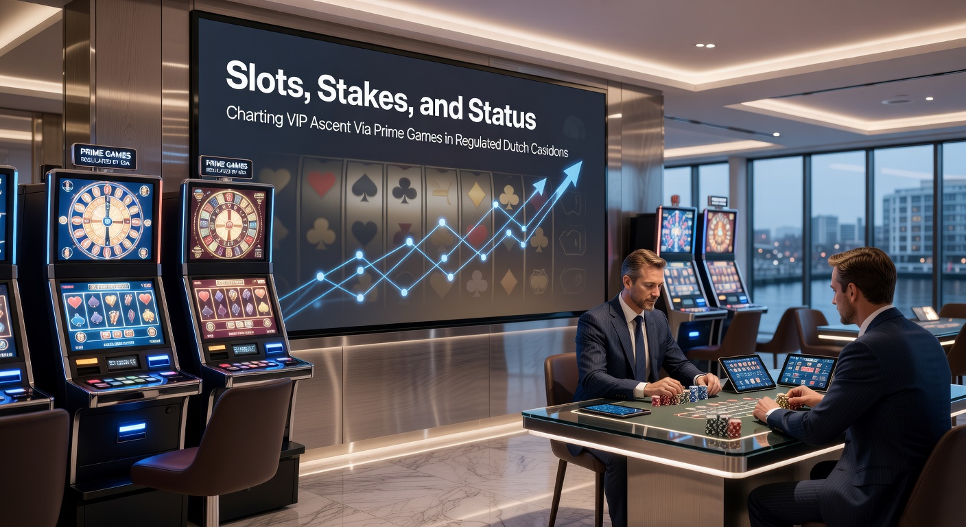 Luxe VIP-gamingruimte met high-stakes slots en elegante spelers in een Nederlands casino