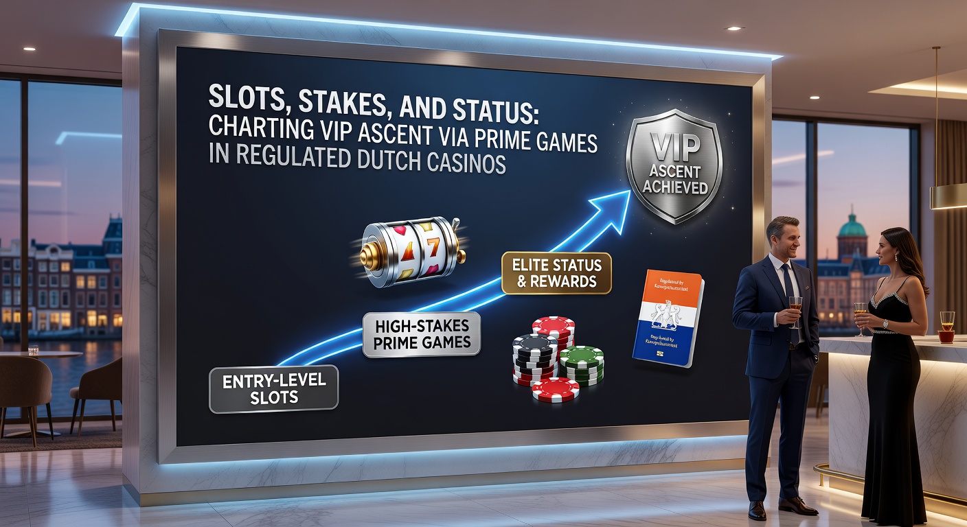 High-roller bij een premium slotmachine met jackpot-display en VIP-badge in een Nederlands casino